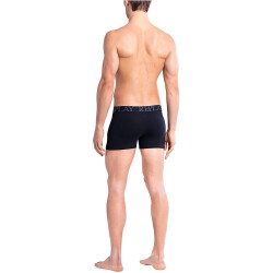 2er Pack REPLAY Boxershorts Style 03 gestreift black/dark grey mel. S