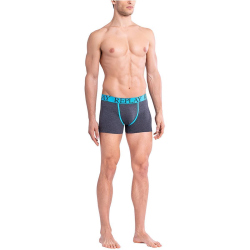 2er Pack REPLAY Boxershorts Style 03 gestreift dark g. mel/scuba bl S