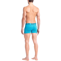 2er Pack REPLAY Boxershorts Style 03 gestreift dark g. mel/scuba bl S