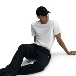 NIKE Club Fleece Jogginghose Herren 010 - black/black/white XL