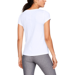 UNDER ARMOUR Funktionsshirt Damen white/metallic silver XS