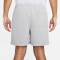 NIKE Club Mesh-Flow Shorts Herren 077 - lt smoke grey/white S