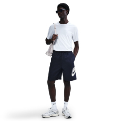 NIKE Club Woven Shorts Herren 451 - obsidian/white S