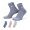 3er Pack NIKE Everyday Plus Training Cushion Ankle Trainingssocken Herren