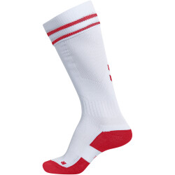 hummel Element Stutzenstrümpfe white/true red 27-30