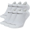 6er Pack NIKE Everyday Plus gepolsterte No-Show Trainingssocken Herren 100 - white/black 42-46