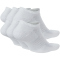 6er Pack NIKE Everyday Plus gepolsterte No-Show Trainingssocken Herren 100 - white/black 42-46