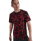NIKE Atlético Madrid Academy Pro Dri-FIT kurzarm Aufwärmshirt Herren 010 - black/lt crimson/lt crimson S