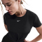 NIKE One Classic Dri-FIT Twist T-Shirt Damen 010 - black/white M