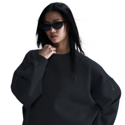 NIKE Dri-FIT Oversize Sweatshirt Damen 010 - black/dk...
