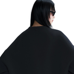 NIKE Dri-FIT Oversize Sweatshirt Damen 010 - black/dk...