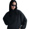 NIKE Dri-FIT 1/2-Zip Trainingsshirt Damen 010 - black/dk smoke grey L