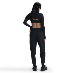 NIKE Mid-Waist Jogginghose Damen 010 - black/dk smoke grey XXS