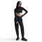 NIKE Mid-Waist Jogginghose Damen 010 - black/dk smoke grey XXS