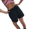 NIKE 24.7 ImpossiblySoft Dri-FIT Shorts Damen 010 - black/dk smoke grey XS