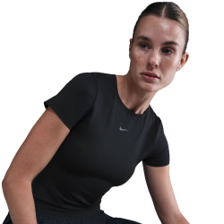 NIKE Form T-Shirt Damen 011 - black/smoke grey/dk smoke...