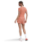 NIKE One Fitted Dri-FIT T-Shirt Damen 844 - apricot agate/black XS
