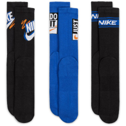 3er Pack NIKE Everyday Plus Crew-Socken 902 - multi-color 34-38