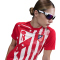 NIKE Atlético Madrid Academy Pro Dri-FIT kurzarm Heim Aufwärmshirt Damen 614 - sport red/white XS