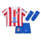 NIKE Atlético Madrid Stadium Heim Baby-Minikit 2025/26 615 - sport red/white/hyper royal/hyper royal 56/62