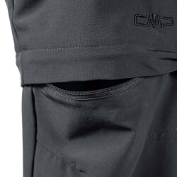 CMP Zip Off Outdoorhose Jungen antracite 116