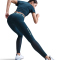 NIKE Pro Mid-Waist Leggings Damen 478 - armory navy/barely volt/white XXS