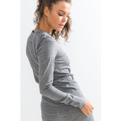 CRAFT Fuseknit Comfort Funktionsshirt langarm Damen dunkelgrau melange XL