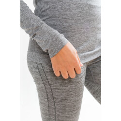CRAFT Fuseknit Comfort Funktionsshirt langarm Damen dunkelgrau melange XL