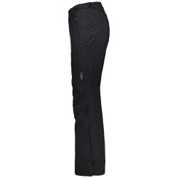 CMP Stretch-Skihose mit Hosenträgern Herren Kurzgrößen schwarz 25