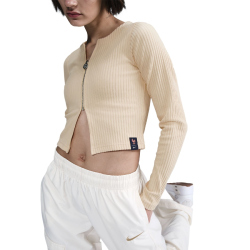 NIKE Frankreich Sportswear Chill Knit Rib Cardigan Damen...