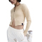 NIKE Frankreich Sportswear Chill Knit Rib Cardigan Damen 294 - pale vanilla/pale ivory XS