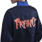 NIKE Frankreich Air Oversize Woven Bomberjacke Damen 492 - blue void/bright blue/bleached coral S