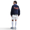 NIKE Frankreich Air Oversize Woven Bomberjacke Damen 492 - blue void/bright blue/bleached coral S
