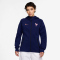 NIKE Frankreich Tech Fleece Windrunner Kapuzenjacke Damen 492 - blue void/lt madder root XS