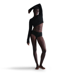 NIKE Leak Protection: Perioden Boyshorts Damen 010 - black/cool grey S