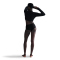 NIKE Leak Protection: Perioden Boyshorts Damen 010 - black/cool grey S