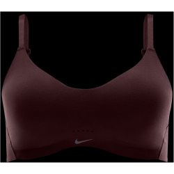 NIKE Alate Minimalist Low Support Padded Sport-BH Damen 227 - earth/white XL C-E