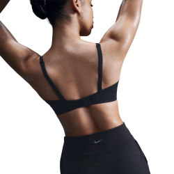 NIKE Alate Minimalist Low Support Padded Sport-BH Damen 010 - black/cool grey XL C-E