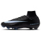NIKE Mercurial Superfly 10 Elite FG Fußballschuhe 001 - black/ice blue 39