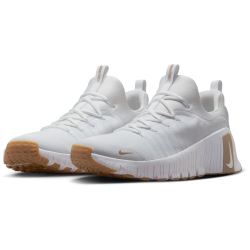 NIKE Free Metcon 6 Fitnessschuhe Herren 105 - white/hemp-gum light brown 49.5