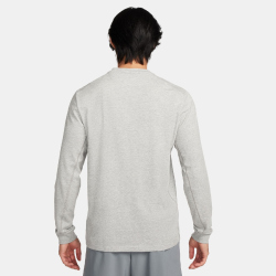 NIKE Primary Vielseitiges Dri-FIT Langarmshirt Herren 063 - dk grey heather/htr/smoke grey XL