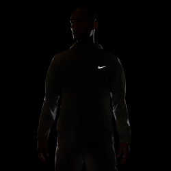 NIKE Form Vielseitige Dri-FIT Kapuzen-Trainingsjacke Herren 320 - light army/reflective silv S