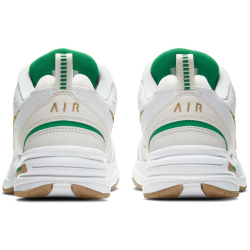 NIKE Air Monarch IV Fitnessschuhe Herren 103 - white/metallic gold-phantom-lucky green 40.5