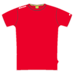 MIKASA Trainingsshirt R - red XXS