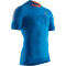 X-BIONIC Invent 4.0 Laufshirt Herren teal blue/kurkuma orange S