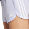 adidas Pacer Training 3-Streifen Woven High Rise Trainingsshorts Damen