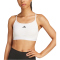 adidas Aeroreact 3-Streifen Sport-BH Damen