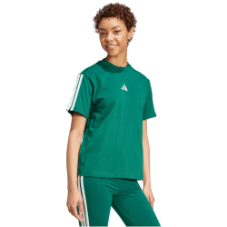 adidas Essentials 3-Streifen Baumwoll T-Shirt Damen