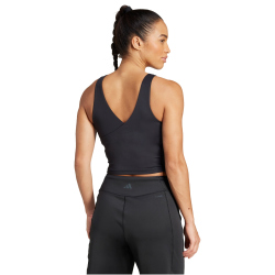 adidas Essentials Cropped Yogashirt mit integriertem Sport-BH Damen