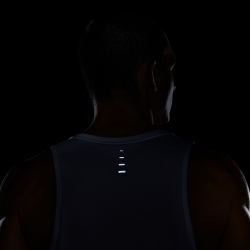 NIKE Stride Dri-FIT ADV Lauf Tanktop Herren 100 - white/reflective silv XXL/T
